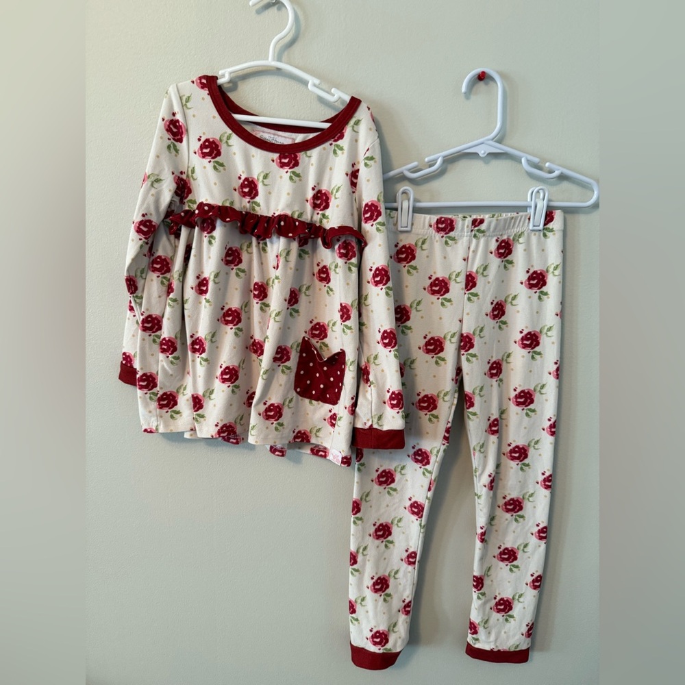 SweetHoney Red Rose Pajama Set